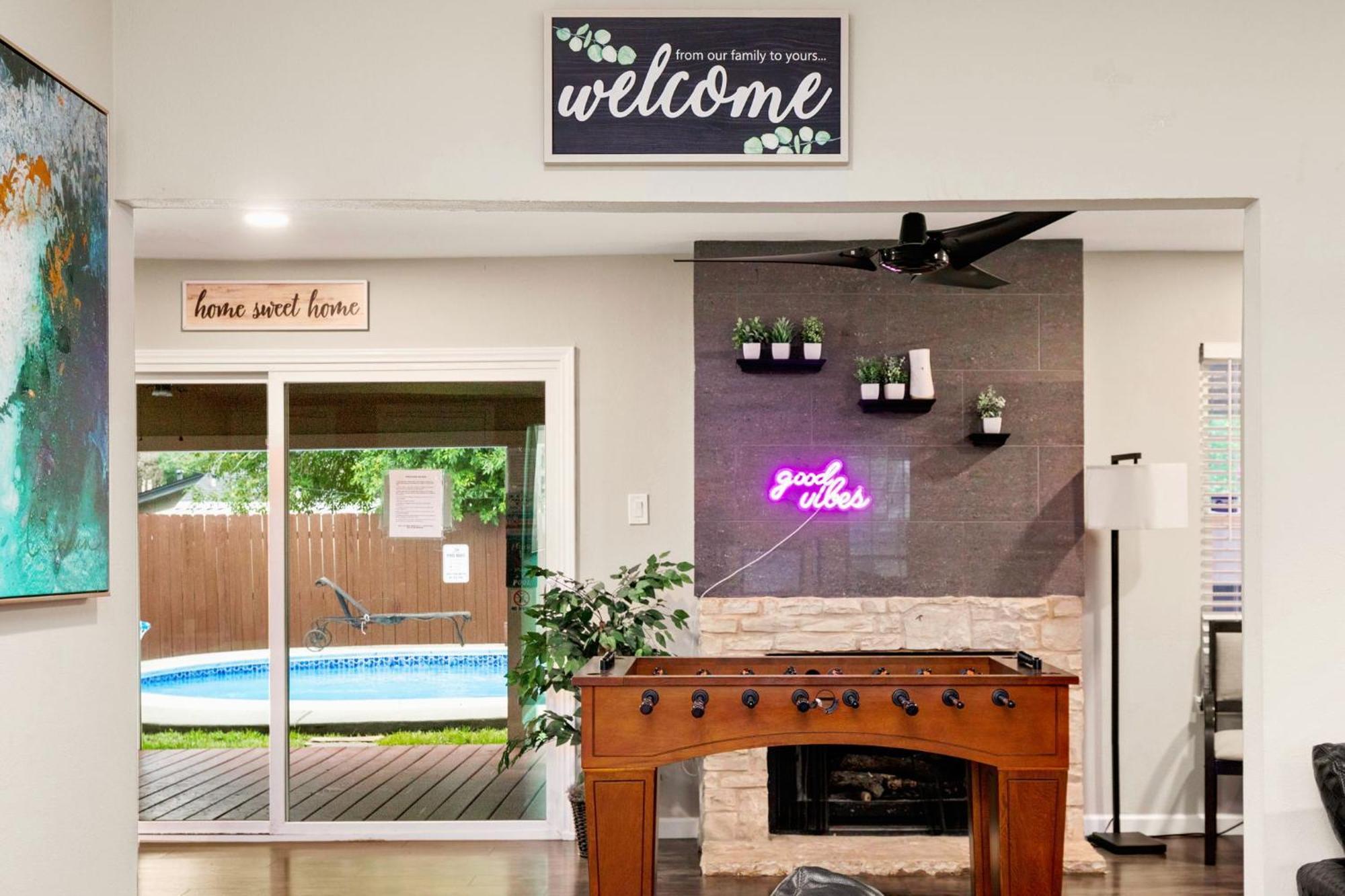 Spacious 4 Bedroom With Pool-Minutes To Seaworld And Lackland Afb San Antonio Luaran gambar